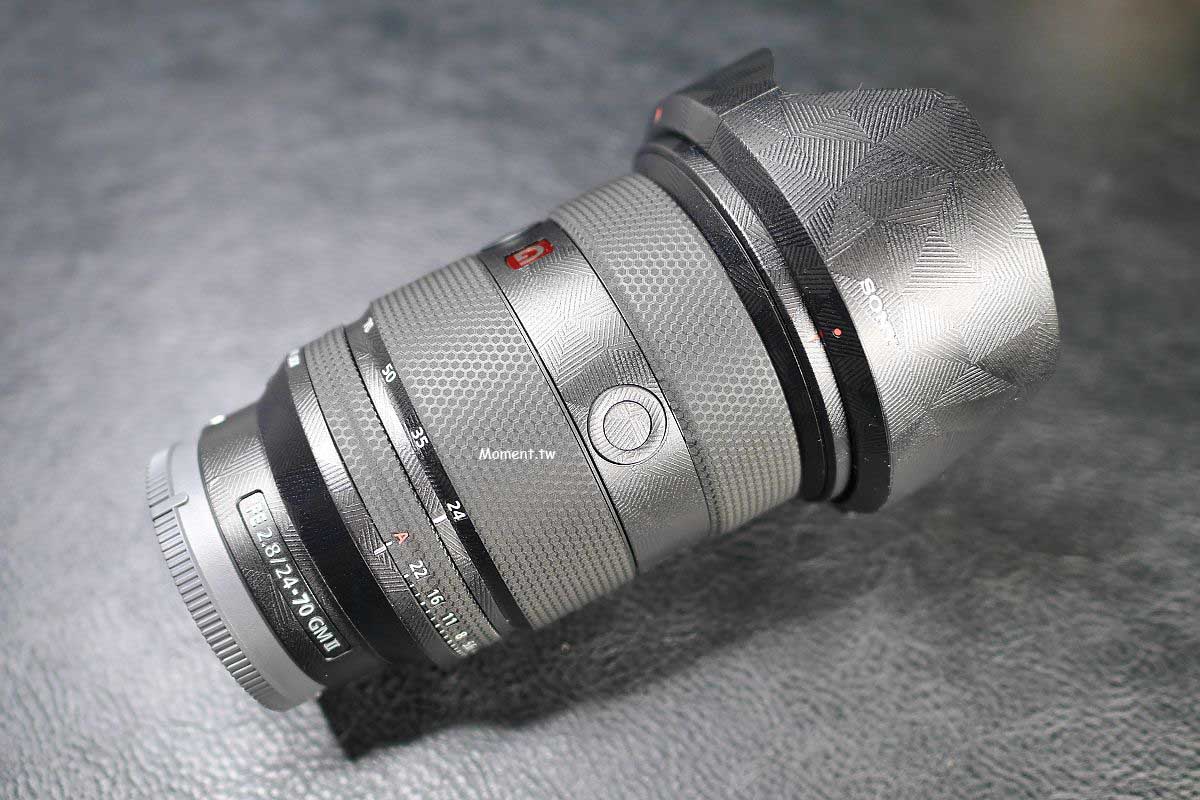 美本堂3M貼膜保護貼-北歐三角黑 for Sony FE 24-70mm F2.8 GM2