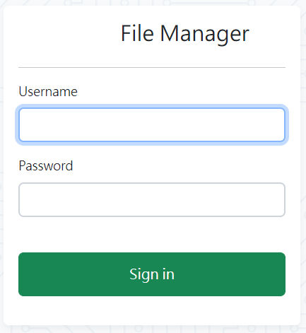 tinyfilemanager