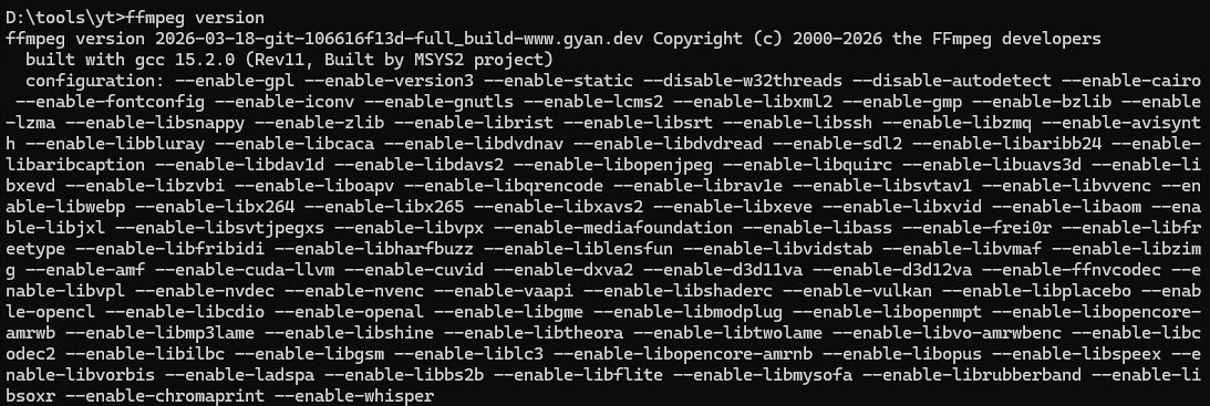 2026 如何用 yt-dlp 下載 YouTube 4K / 8K 高畫質影片(完整參數解析) 6 yt-dlp
